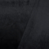 Stoff Ice Velour Samt Querstretch uni schwarz Kleiderstoff