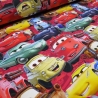 Stoff Baumwolle Jersey Disney Cars 3 Lightning Mc Queen rot bunt