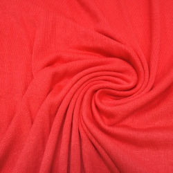 Stoff Viskose Elastic Jersey uni rot Kleiderstoff Kinderstoff