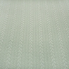 Stoff Zopfstrick Jacquard Zopfmuster Jersey uni altgrün