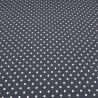 toff Baumwolle Jersey 8 mm Punkte grau weiß Kleiderstoff