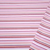 Stoff Baumwolle Jersey Streifen flieder rosa weiß sand lila rot