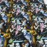 Stoff Baumwolle Jersey Star Wars 2 Comic Figuren schwarz bunt