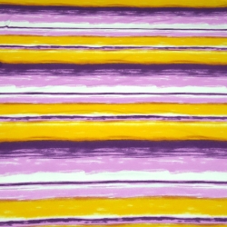 Stoff Viskose Jersey Streifen Design gelb lila flieder weiß