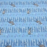 Stoff Baumwolle Jersey Disney Eiskönigin Frozen Olaf hellblau