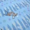 Stoff Baumwolle Jersey Disney Eiskönigin Frozen Olaf hellblau