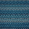 Stoff Jacquard Jersey Zick Zack Design türkis marine grau weiß