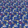 Stoff Baumwolle Jersey Lizenzdruck Paw Patrol 2 blau bunt Kinder