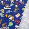 Stoff Baumwolle Jersey Lizenzdruck Paw Patrol 2 blau bunt Kinder