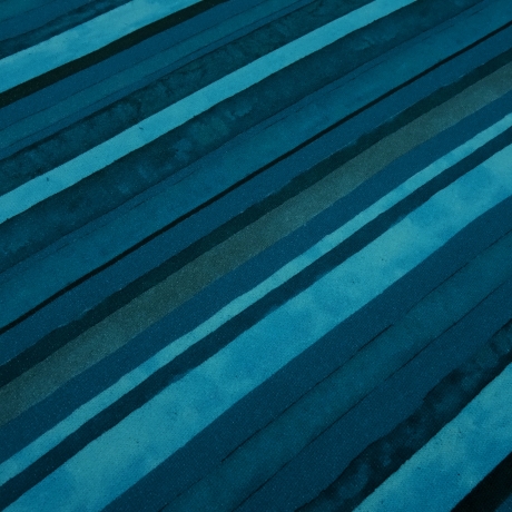 off Baumwolle Sweatshirtstoff Streifen Design petrol blau türkis