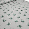 Stoff Baumwolle Jersey Schwan Schwäne grau mint grün weiß