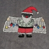 Stickdatei Kugeldealer Solo Weihnachtsmann mit Kugeln ab 10x10cm