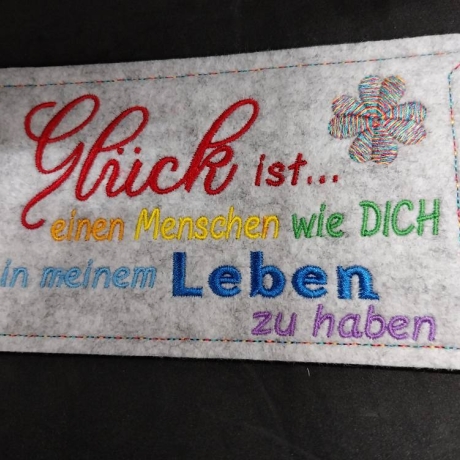 Ferberline Stickdatei ITH Schokihülle Glücksschoki 13x18