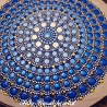 kleines Mandala auf Holz handgemalt 