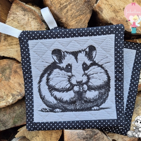 Ferberline Stickdatei Scribble Mampfred ab 13x15