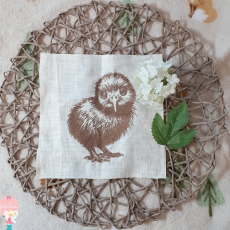 Ferberline Stickdatei Scribble Kiwi Bindi ab 10x10