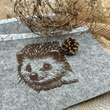 Ferberline Stickdatei Scribble Igel Pieksy ab 10x10