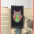 Stickdatei Bunte Eule-2, Owl mit großen Augen, 3 Größen