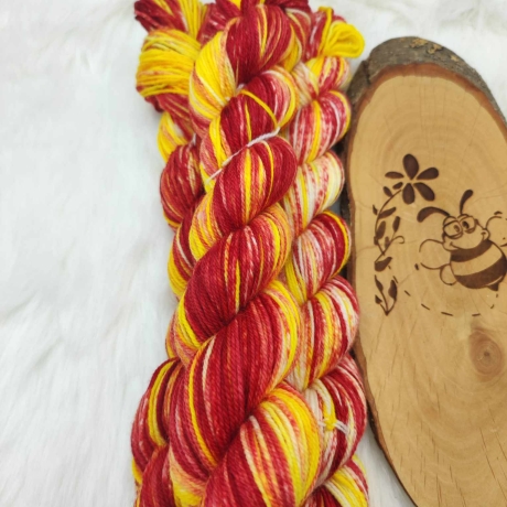 Sockenwolle Handgefärbt, Merino, Ombre Färbung