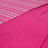 Stoff Viskose Jersey Glitzer Streifen pink grau silber gestreift