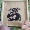 Ferberline Stickdatei Scribble Hase Bikerbunny ab 10x10