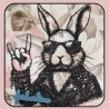 Ferberline Stickdatei Scribble Herr Beinhard Hase ab 8x10