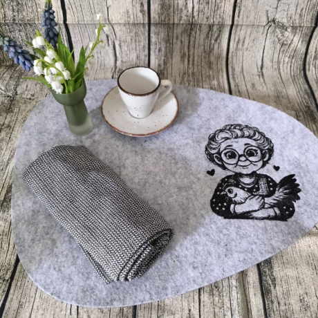 Ferberline Stickdatei Scribble Hühneromi ab 13x16