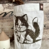 Ferberline Stickdatei Scribble Katze Bella ab 13x15