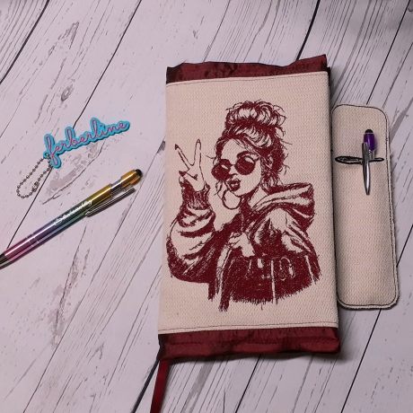 Ferberline Stickdatei Scribble Weltfrauentag ab 13x18