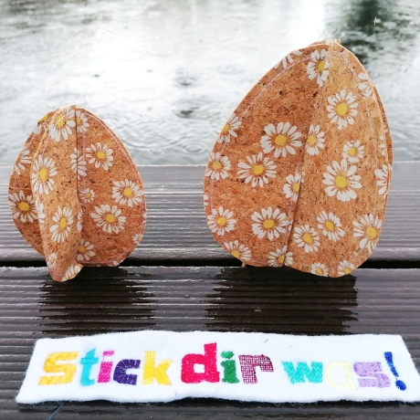 Steckei Osterei ITH zweiteiliges Ei zum Zusammenstecken 