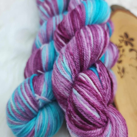Sockenwolle Handgefärbt, Merino, Ombre Färbung