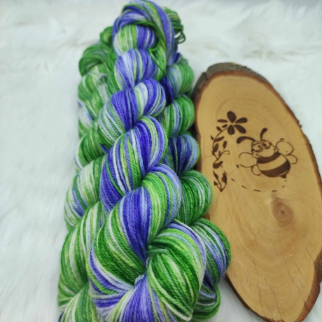 Sockenwolle Handgefärbt, Merino, Ombre Färbung