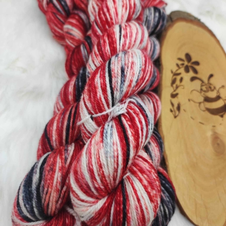Sockenwolle Handgefärbt, Merino, Ombre Färbung