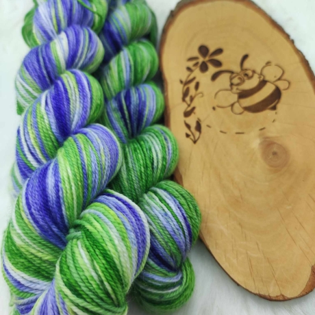Sockenwolle Handgefärbt, Merino, Ombre Färbung