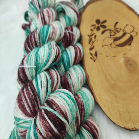 Sockenwolle Handgefärbt, Merino, Ombre Färbung