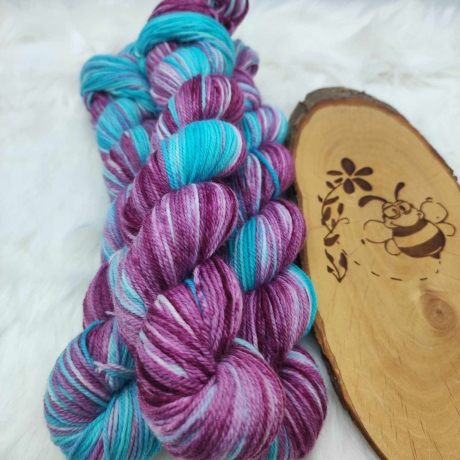 Sockenwolle Handgefärbt, Merino, Ombre Färbung