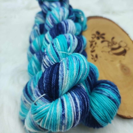 Sockenwolle Handgefärbt, Merino, Ombre Färbung
