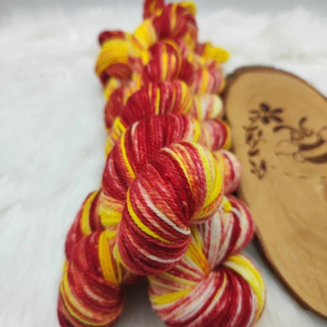 Sockenwolle Handgefärbt, Merino, Ombre Färbung