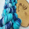 Sockenwolle Handgefärbt, Merino, Ombre Färbung