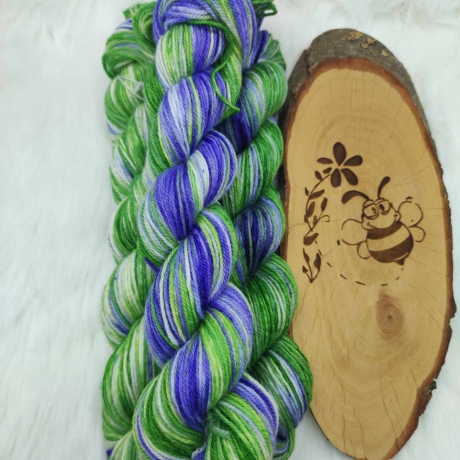 Sockenwolle Handgefärbt, Merino, Ombre Färbung