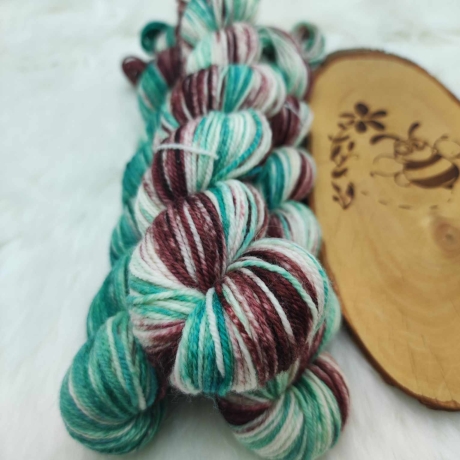 Sockenwolle Handgefärbt, Merino, Ombre Färbung