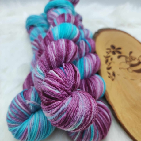 Sockenwolle Handgefärbt, Merino, Ombre Färbung