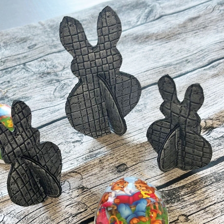 Steckei Osterhase ITH zweiteilige Hasen zum Zusammenstecken 