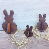 Steckei Osterhase ITH zweiteilige Hasen zum Zusammenstecken 