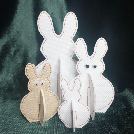 Steckei Osterhase ITH zweiteilige Hasen zum Zusammenstecken 