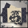 Ferberline Stickdatei Scribble Hase Bikerbunny ab 10x10