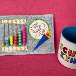 Schulanfang 13 Teilig - Stickdatei bei Michis Textilatelier