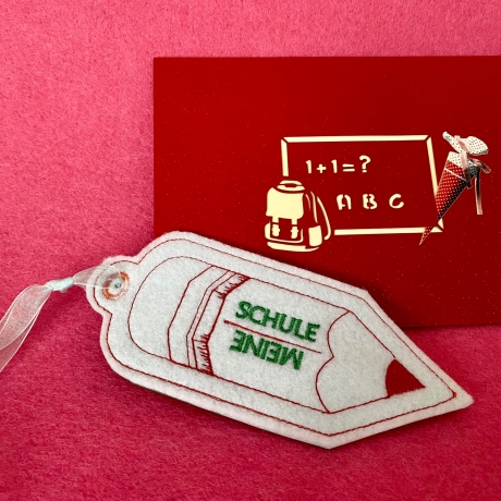Schulanfang 13 Teilig - Stickdatei bei Michis Textilatelier