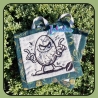 Ferberline Stickdatei Scribble Ei ab 10x10