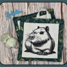 Ferberline Stickdatei Scribble Capybara ab 9x10